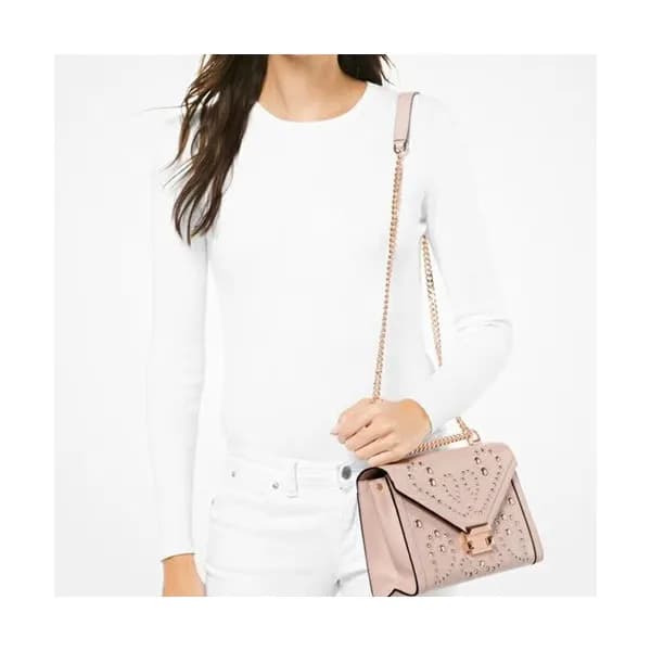 Michael Kors 2018 Leather Whitney Chain Shoulder B… - 1