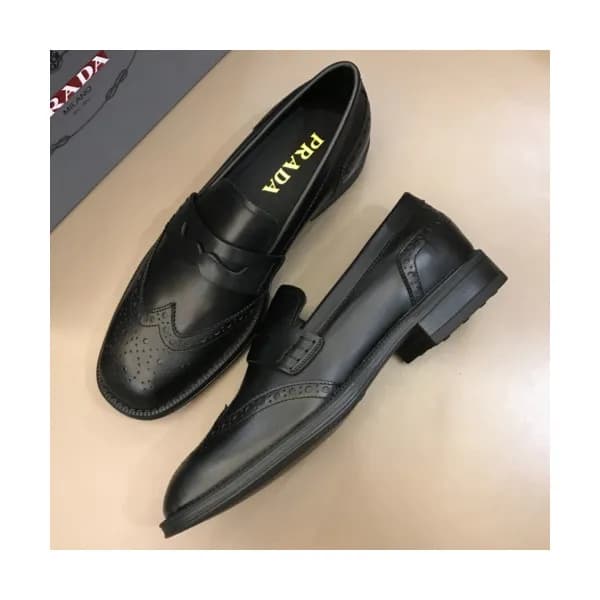 [커스텀급] Prada 2018 Mens Leather Loafer - 프라다 남성 레더… - 1