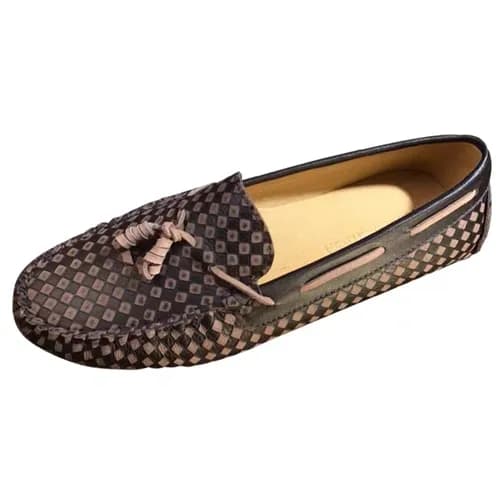 Louis Vuitton 2018 Mens Check Loafer Brown - 루이비통 … - 1