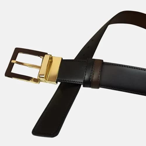 Eremengido Zena 2019 Mens Both-sides Leather Belt … - 1