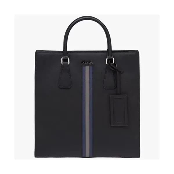 Prada Saffiano Mens Business Bag ,34CM - 프라다 사피아노 … - 1