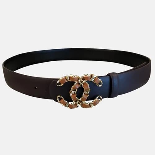Chanel 2019 Ladies Classic CC Buckle Handicraft Le… - 1