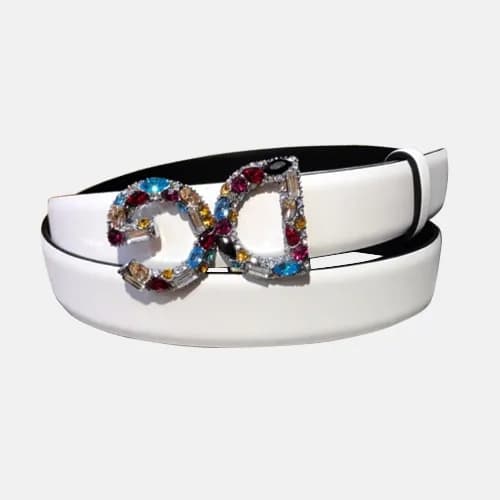 Dolce&Gabbana 2019 Ladies Initial Logo Embellished… - 1