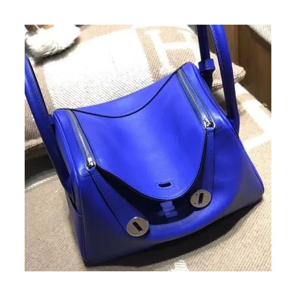 Hermes Lindy Swift Leather Tote Shoulder Bag ,26cm… - 1