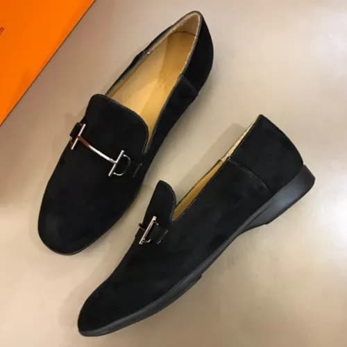 [커스텀급]Hermes 2019 Mens Horsbit Velvet Leather Loaf… - 1