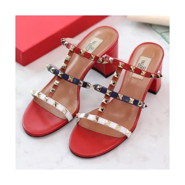 Valentino 2018 Ladies Rockstud Strap Sandal - 발렌티노… - 1