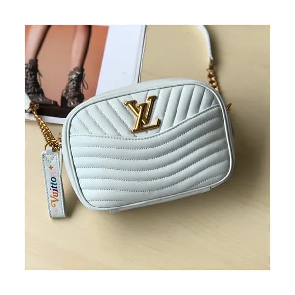 Louis Vuitton 2019 Leather New Wave Camera Shouder… - 1