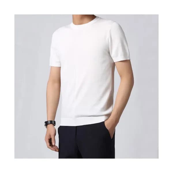 Emporio Armani 2019 Mens otton Short Sleeved Tshi… - 1
