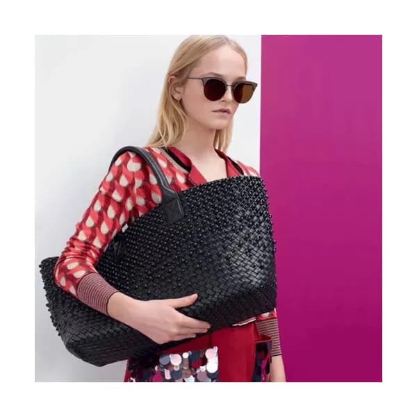 [매장판]Bottega Veneta Leather Women Tote Shopper Bag… - 1