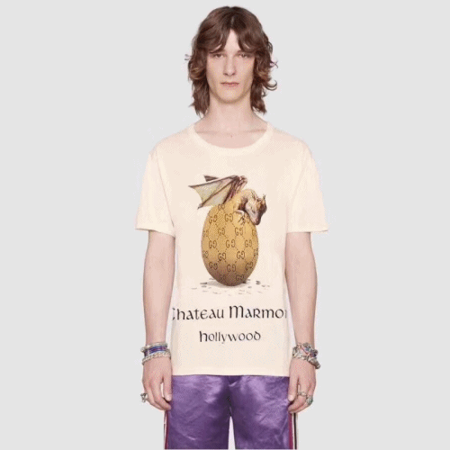 [파겨특가]Gucci 2019 Couple Marmont Cotton Short Sleev… - 1
