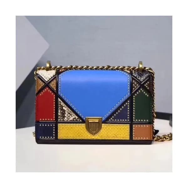 [유니크&트랜디한백]Dior 2019 Dior Rama Leather Chain Shoul… - 1