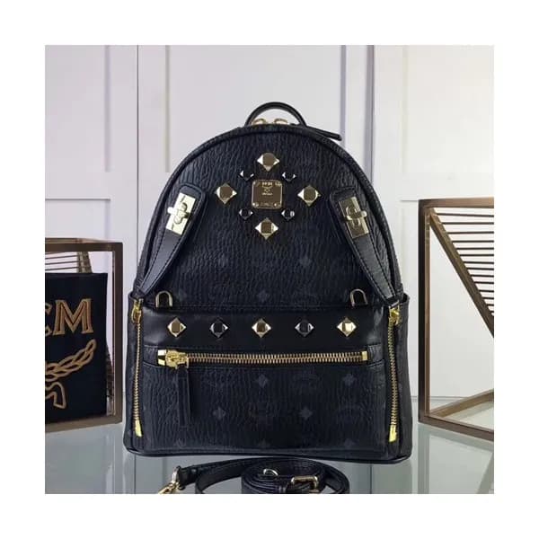 MCM 2019 Dual Stark Visetos Back Pack,26/34cm - 엠씨… - 1