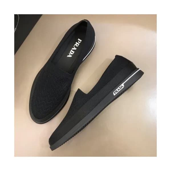 Prada 2019 Mens Business Casual Logo Slip-on - 프라다… - 1