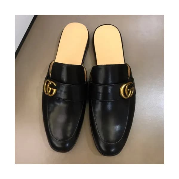 [커스텀급]Gucci 2019 Mens Vintage GG Logo Blopper-mule… - 1