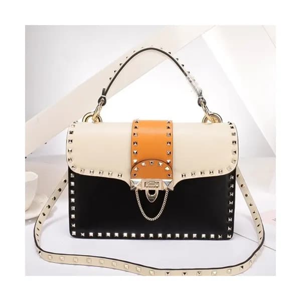 Valentino 2019 Leather Tote Shoudler Cross Bag,24… - 1