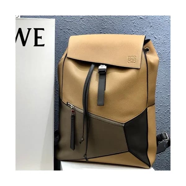 Loewe 2019 Puzzle Back Pack, 33CM - 로에베 2019 퍼즐 남여… - 1
