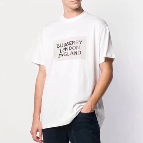 Burberry 2019 Mens Logo Polo Cotton Short Sleeved … - 1