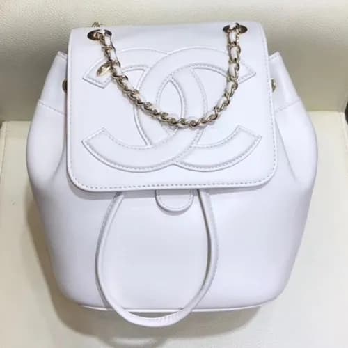 Chanel 2019 Leather Back Pack,20CM - 샤넬 2019 레더 백팩… - 1