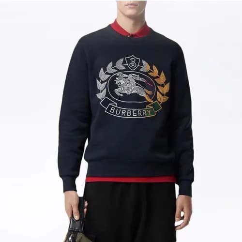 Burberry 2019 Mm/Wm Logo Wolf Cotton Hood Tee - 버버… - 1