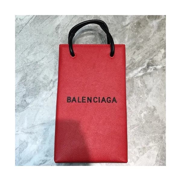 Balenciaga 2019 Leather Super Mini Tote Shoulder B… - 1