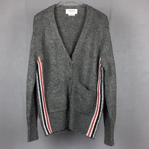 Thom Browne 2019 Womens Wool V-neck Cardigen - 톰브라… - 1