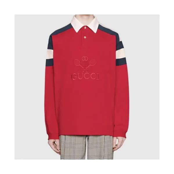 Gucci 2019 Mens Logo Cotton Polo Tshirt - 구찌 2019 … - 1