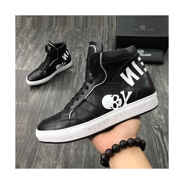 Philipp plein 2019 Mens Leather Sneakers - 필립플레인 … - 1