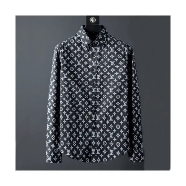 Louis vuitton 2019 Mens Logo Slim Fit Cotton shirt… - 1