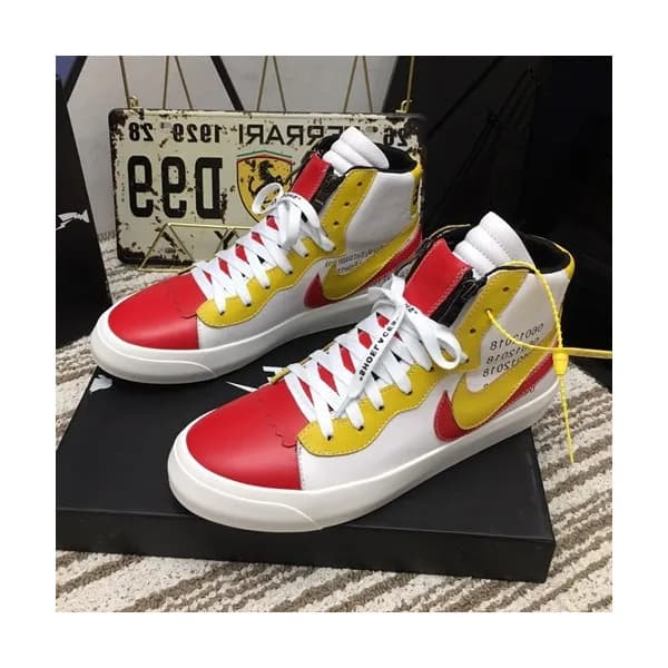 Nike x Air Jordan1 2019 Mens Leather Sneakers - 나… - 1