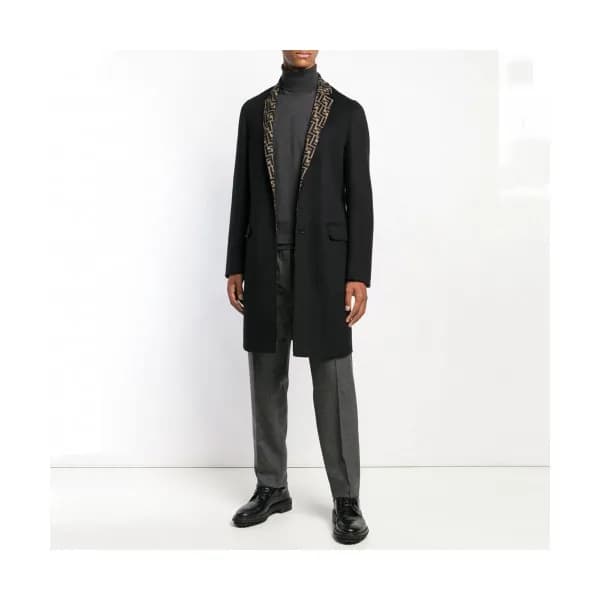 [매장판]Fendi 2019 Mens Logo Cashmere Coat - 펜디 2019 … - 1