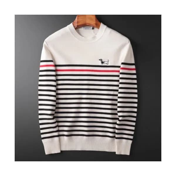 Thom Browne 2019 Mens Animal Crew-neck Wool Sweate… - 1