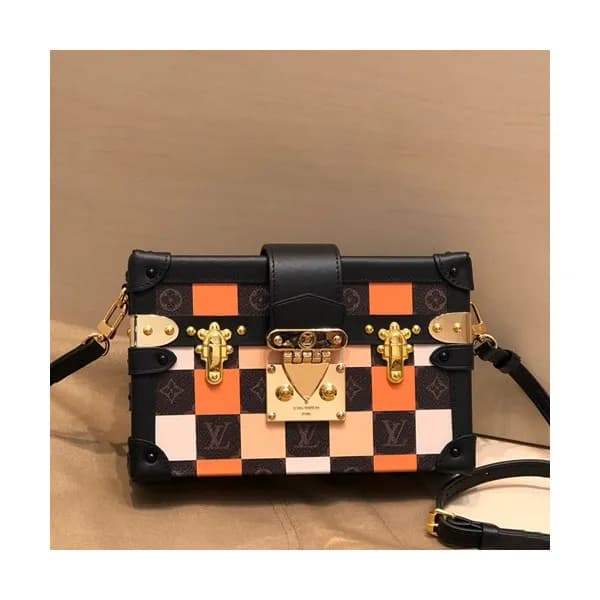 Louis Vuitton 2019 Petite Malle Shoulder Bag,20cm … - 1