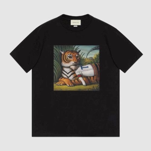 [매장판]Gucci 2019 Mm/Wm Logo Cotton Short Sleeved Ts… - 1