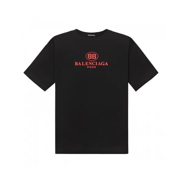 [발렌시아가]Balenciaga 2020 Mm/Wm Logo Cotton Short Sle… - 1