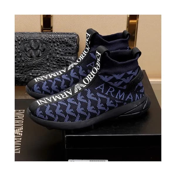 Armani 2020 Mens Knit Boots - 알마니 2020 남성용 니트 부츠 A… - 1