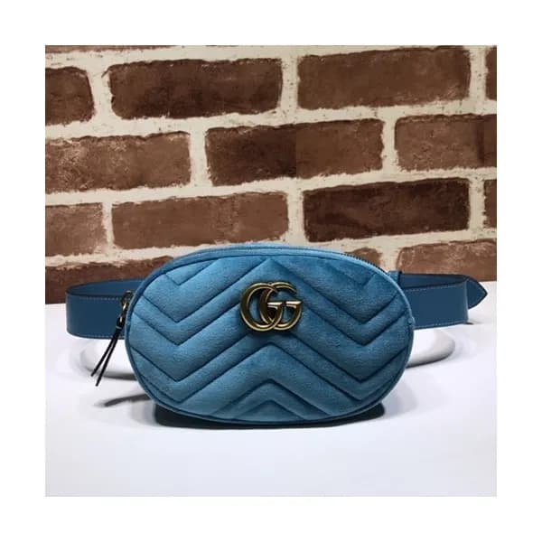 Gucci 2020 Marmont Matlase Velvet Belt Bag,18CM - … - 1