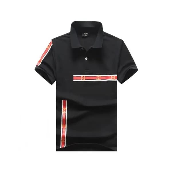 [펜디]Fendi 2020 Mens Logo Casual Cotton Polo Short … - 1