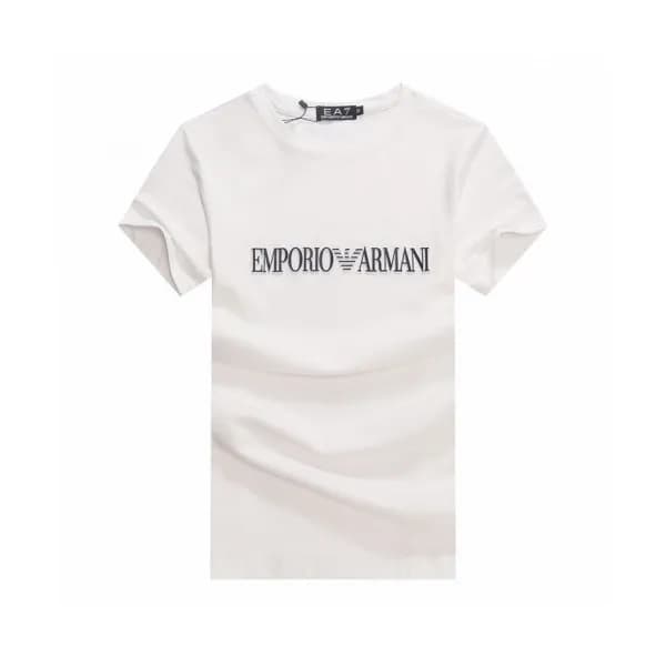 [알마니]Armani 2020 Mens Logo Silket Short Sleeved Ts… - 1
