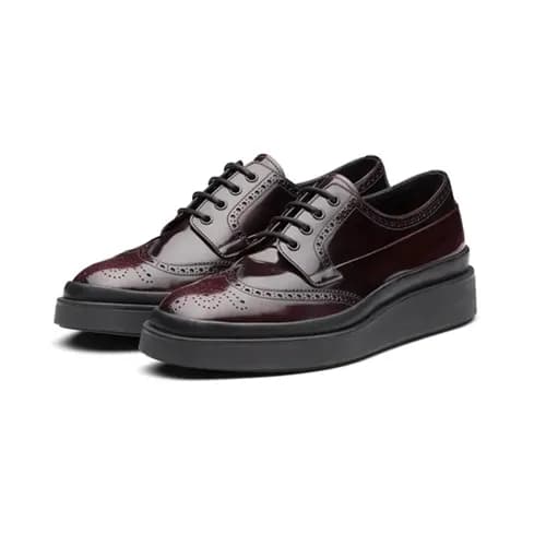 [매장판]Prada 2020 Mens Leather Shoes - 프라다 2020 남성용 … - 1