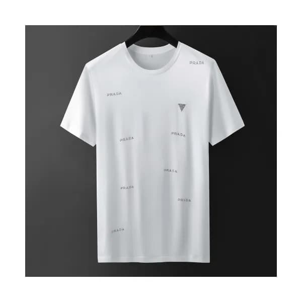 [프라다]Prada 2020 Mens Basic Logo Silket Short Sleev… - 1