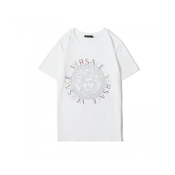 [베르사체]Versace 2020 Mens Logo Silket Short Sleeved … - 1