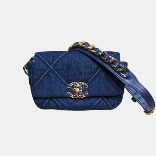 Chanel 2020 Women Denim Belt Bag - 샤넬 2020 여성용 데님… - 1
