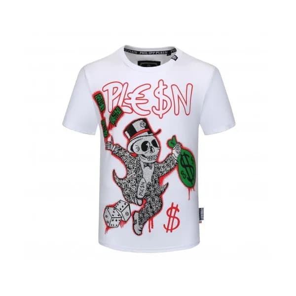 [필립플레인]Philipp-plein 2020 Mens Logo Cotton Short S… - 1