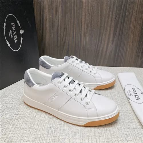 Prada 2021 Men's Leather Sneakers - 프라다 2021 남… - 1