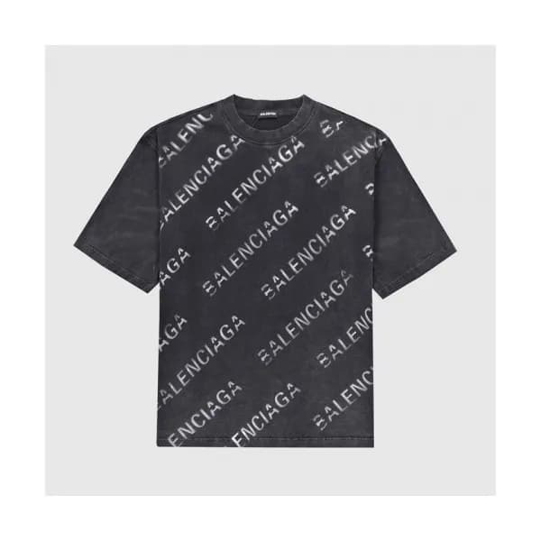 [발렌시아가]Balenciaga 2021 Mm/Wm Logo Cotton Short Sle… - 1