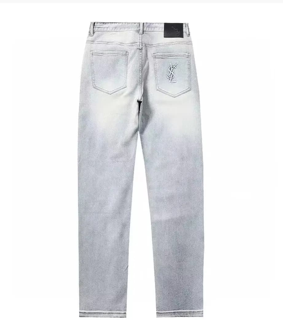 Ysl Mens Classic Denim Jeans - 입생로랑 남성 클래식 데님 청바지 … - 1