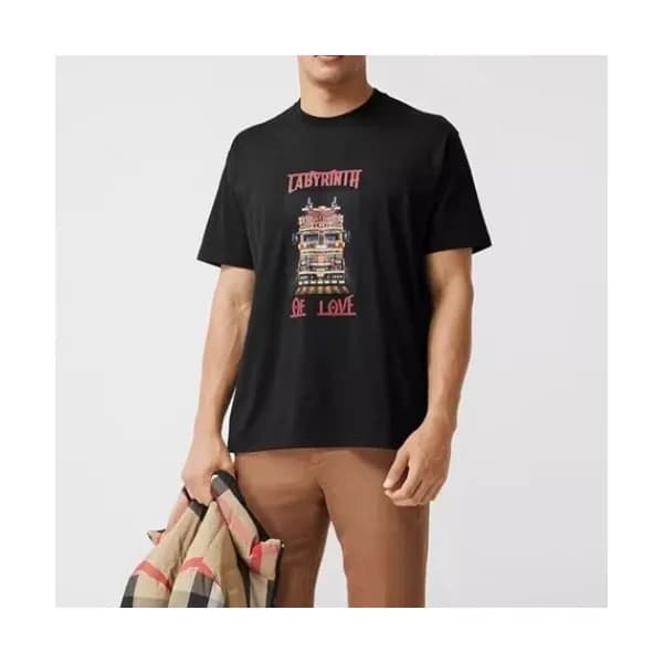 [버버리]Burberry 2021 Mm/Wm Logo Cotton Short Sleeved… - 1