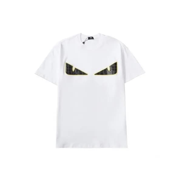 [펜디]Fendi 2021 Mens Logo Casual Short Sleeved Tshi… - 1
