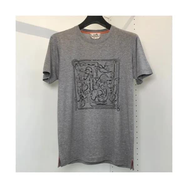 [에르메스]Hermes 2021 Mens Crew-neck Short Sleeved Tsh… - 1