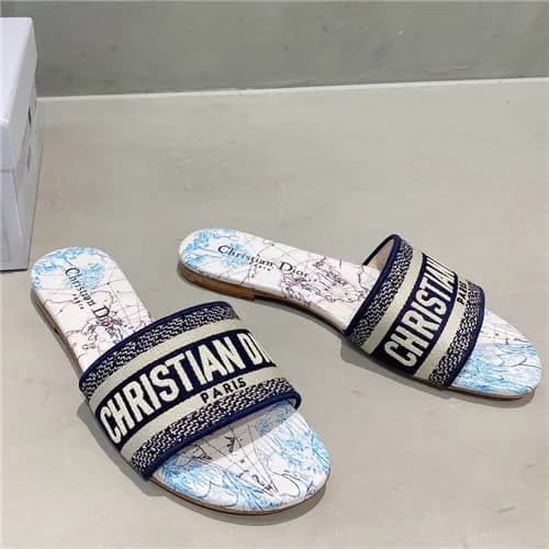 [세련되고 이뻐]Dior 2021 Women's Embroidery Slipper,… - 1